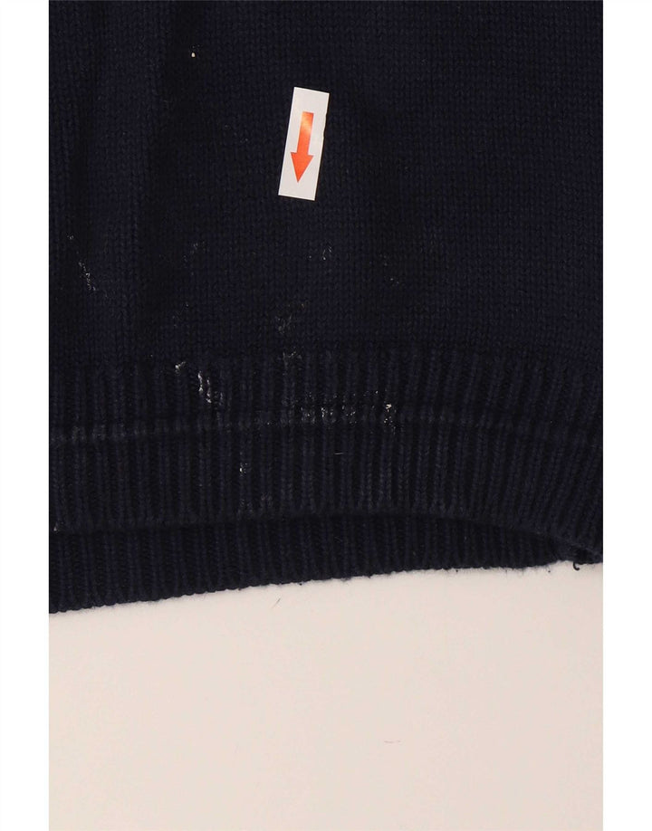 Avirex Herren-Pullover mit Rundhalsausschnitt, XL, Marineblau