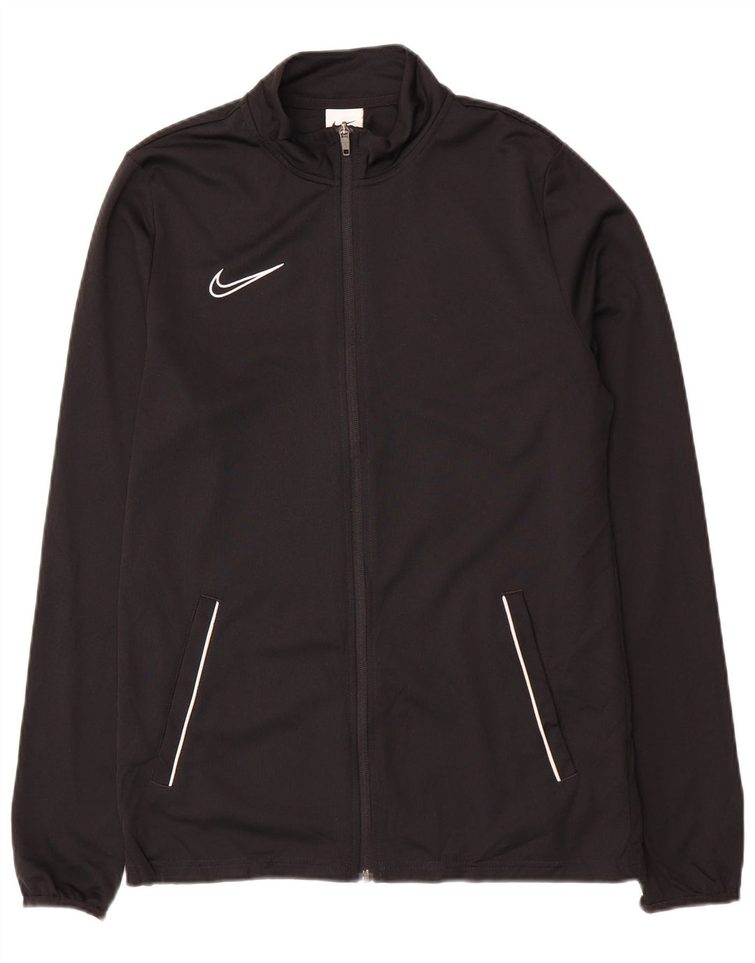 Nike Herren-Trainingsanzug-Oberjacke, Mittelschwarzes Polyester