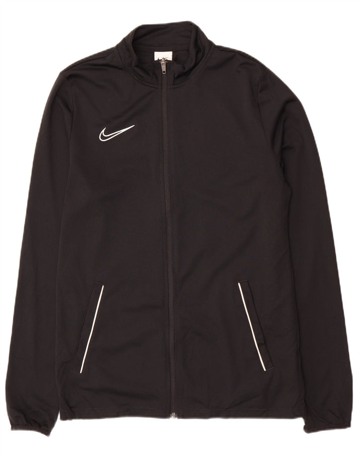 Nike Herren-Trainingsanzug-Oberjacke, Mittelschwarzes Polyester