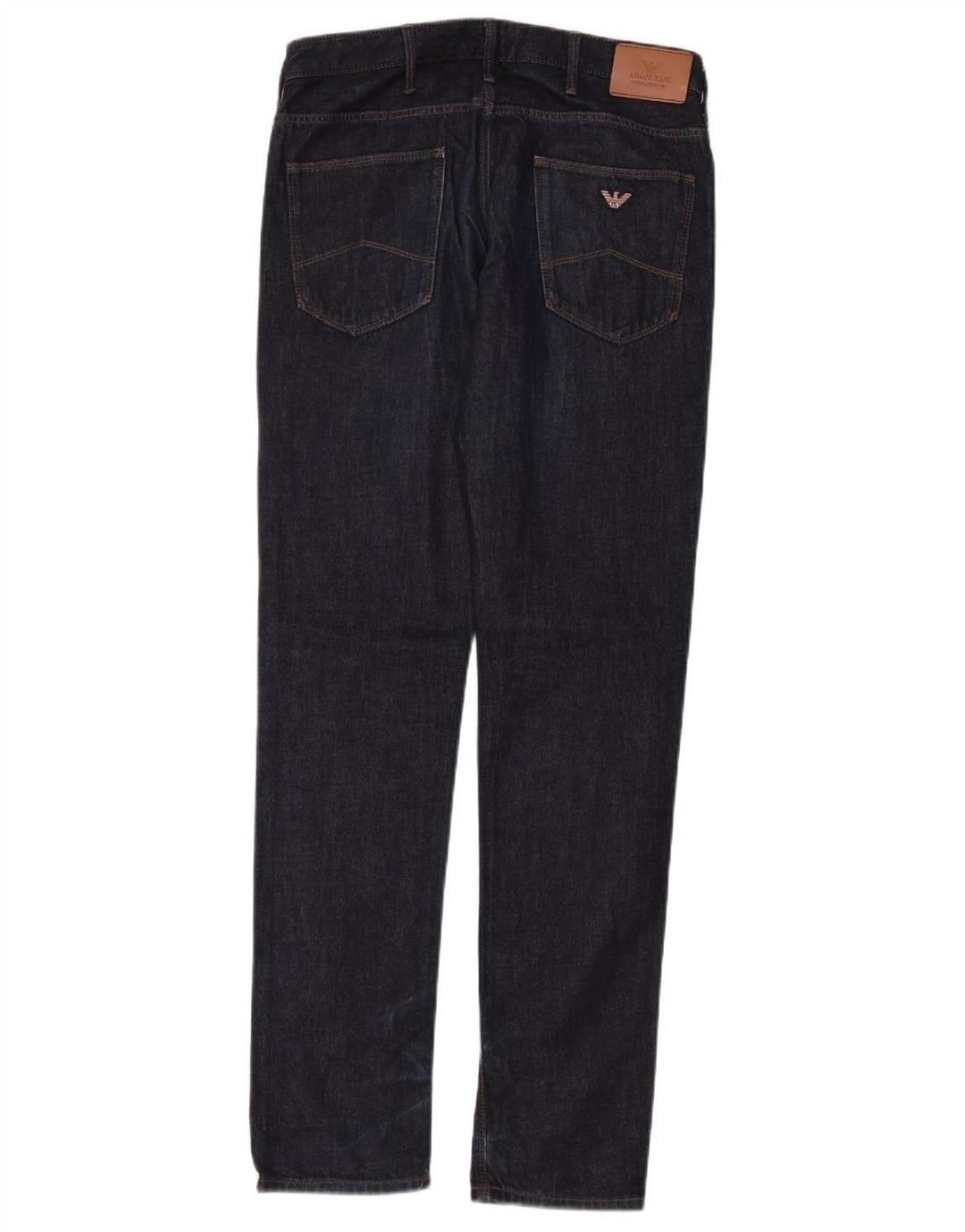 Armani Damen Slim Jeans W31 L34 Marineblaue Baumwolle