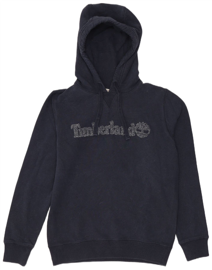 TIMBERLAND Herren-Kapuzenpullover mit Grafik, mittlere marineblaue Baumwolle