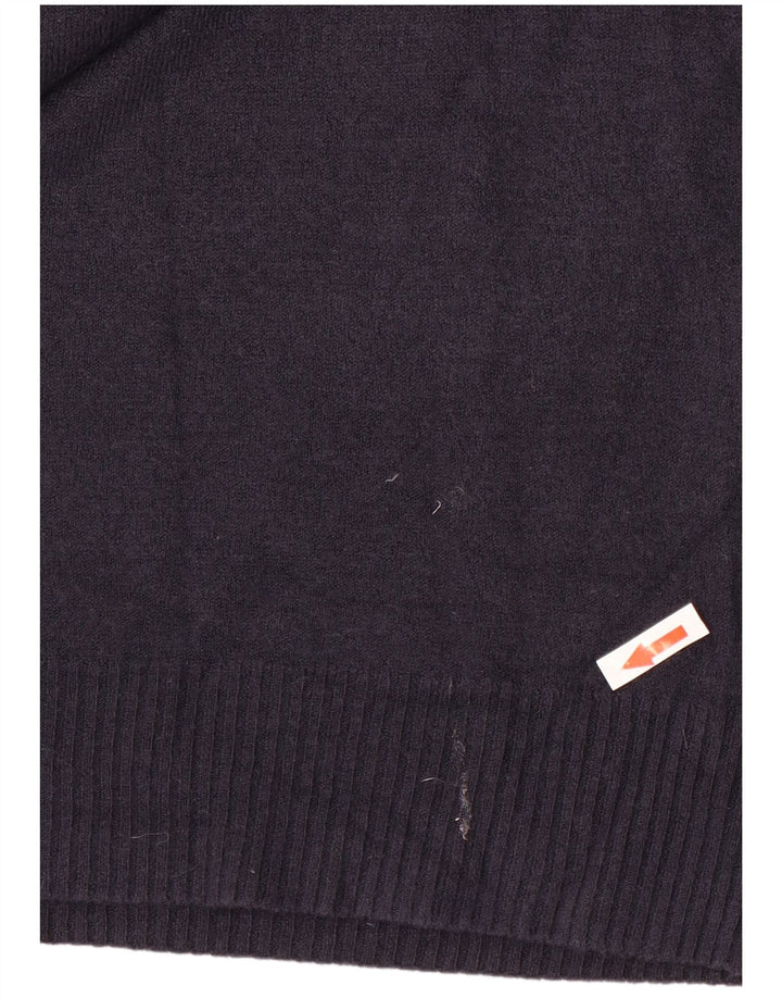Marks & Spencer Damen-Pullover mit U-Boot-Ausschnitt, Gr. 12, mittleres Marineblau