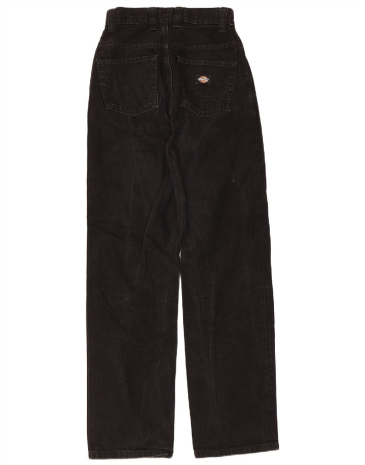 DICKIES Damen-Jeans mit hoher Taille, W25, L30, schwarze Baumwolle