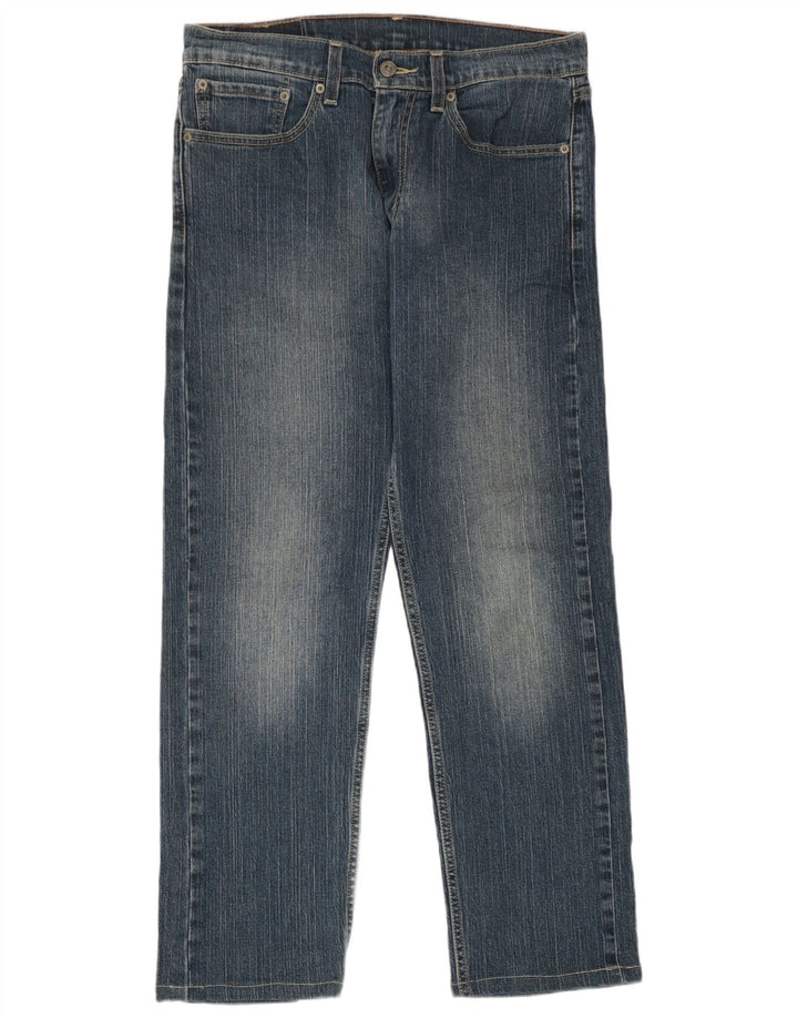 Levi's Herren 505 Straight Jeans W31 L27 Blaue Baumwolle