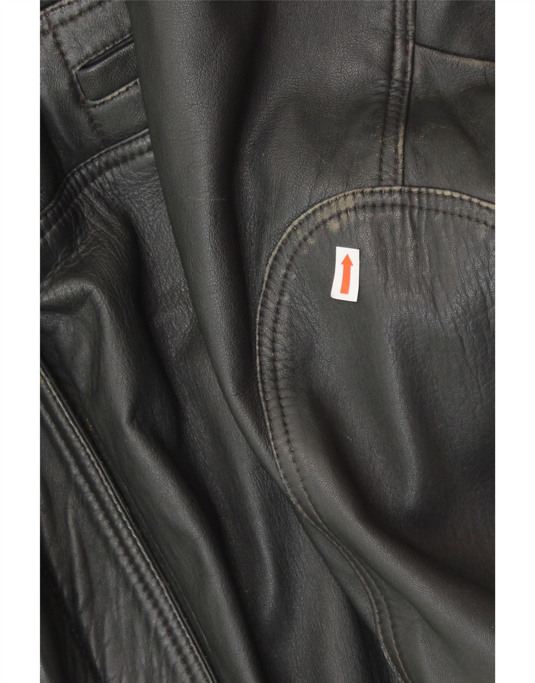 FATIGUE Herren Lederjacke UK 38 Mittelschwarzes Leder