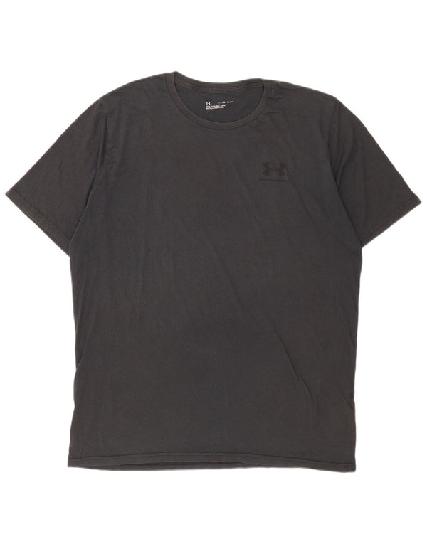 Under Armour Herren T-Shirt Top 2XL Schwarz Baumwolle