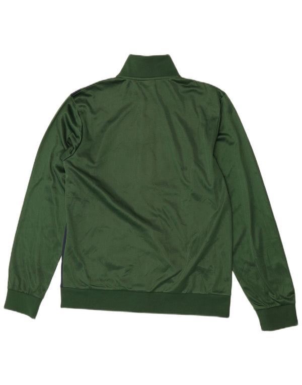 Diadora Jungen-Trainingsanzugoberteil mit Grafik, 13–14 Jahre, 2XL, grünes Farbblockdesign