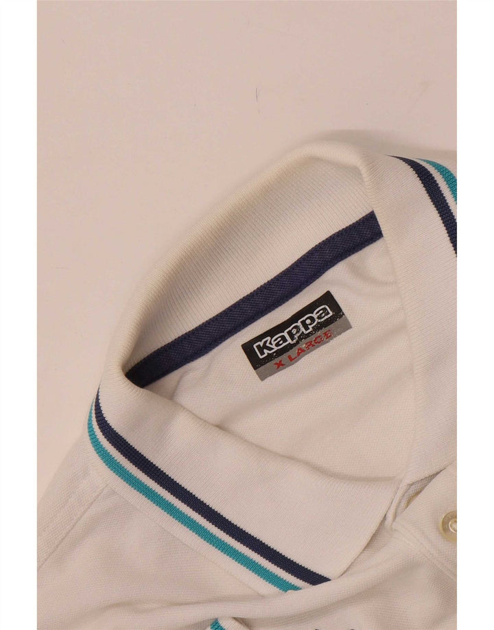 Kappa Herren Poloshirt XL Weiß