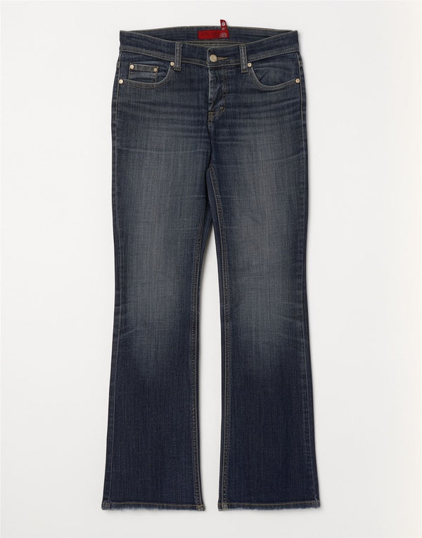 Vintage Damen Bootcut Jeans W27 L31 Blau