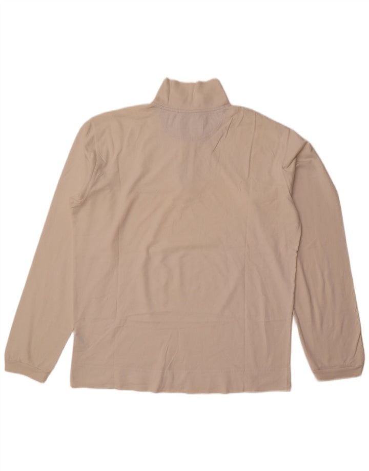 Champion Herren-Sweatshirt mit Reißverschluss, XL, weiße Baumwolle