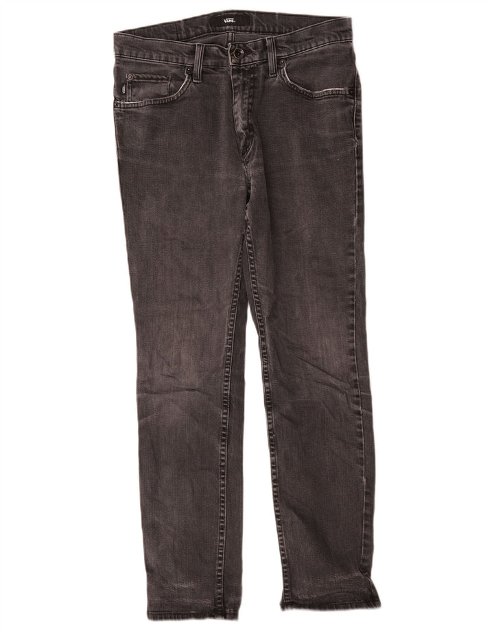 Vans Herren Slim Jeans W30 L27 Graue Baumwolle
