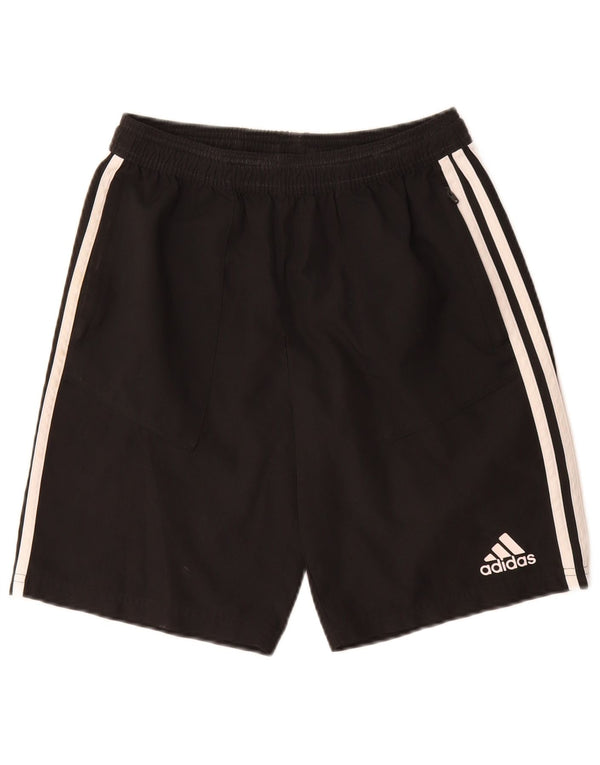 Adidas Jungen Climalite Sportshorts 13–14 Jahre, schwarzes Polyester