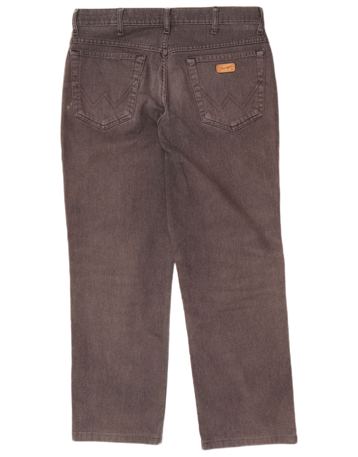 Wrangler Herren Straight Jeans W32 L28 Grau