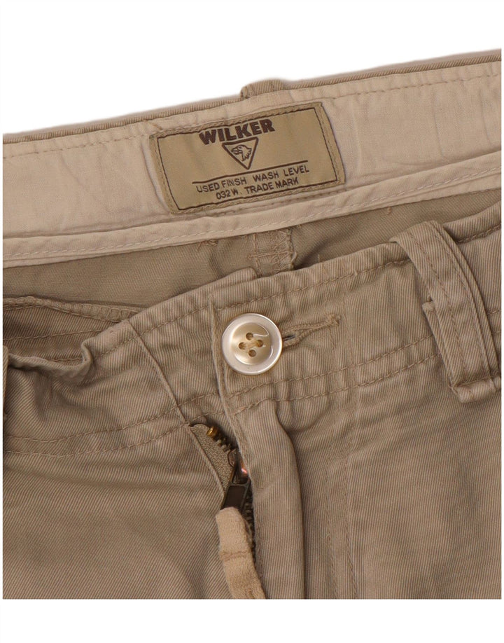 Wilker Herren Cargoshorts W30 Mittelgrün