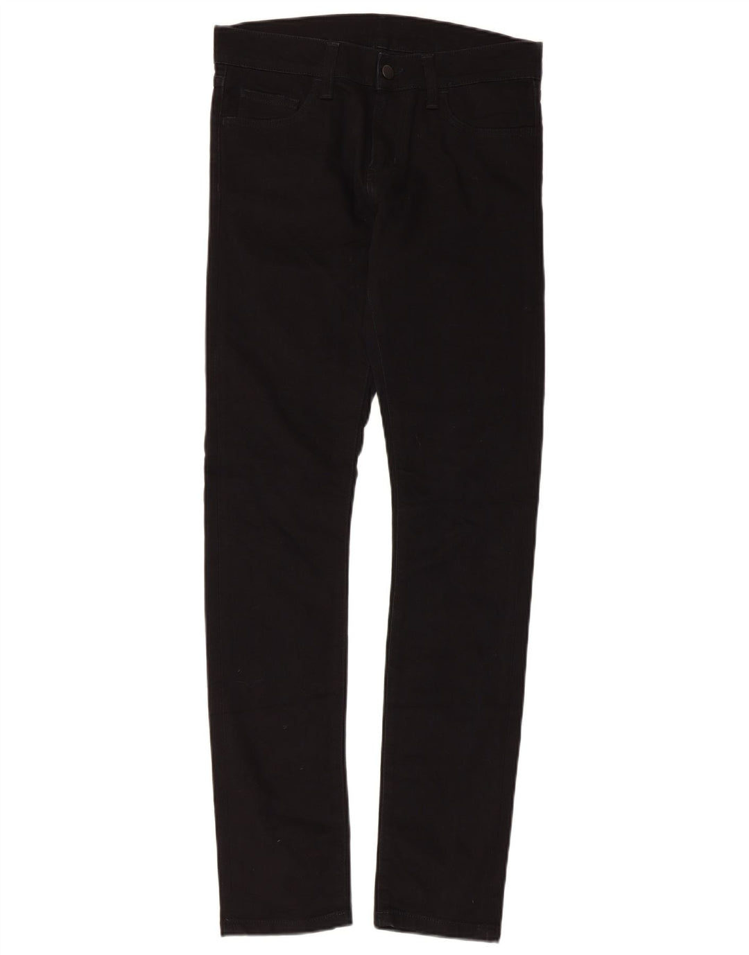 CARHARTT Damen Slim Jeans W28 L32 Schwarze Baumwolle