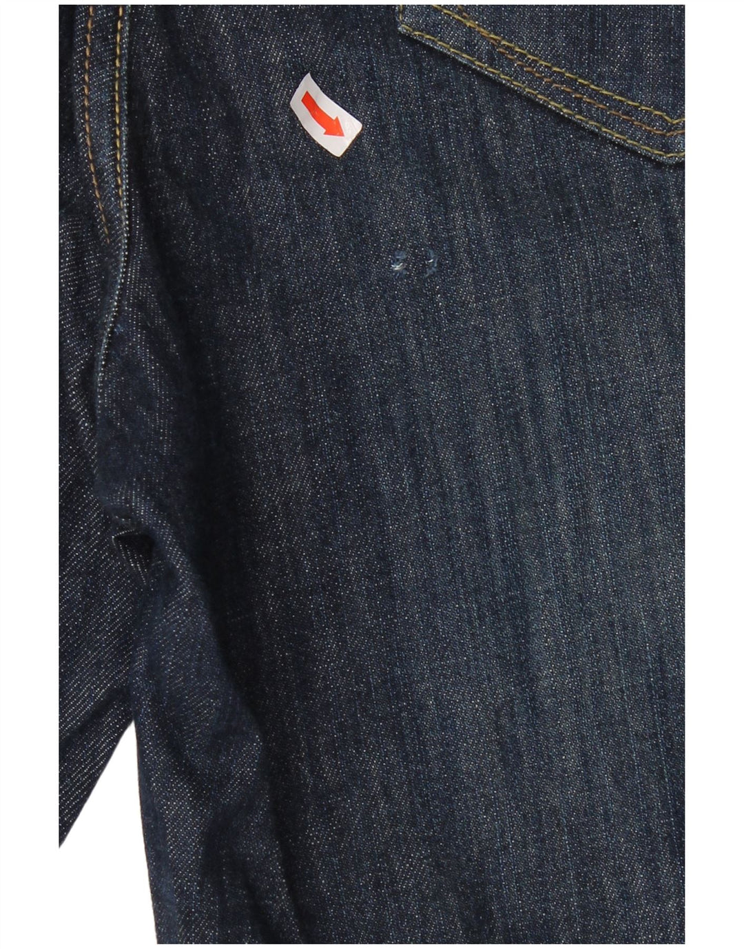 LEE Womens Capri Jeans US 12 Large W32 L22 Navy Blue Cotton