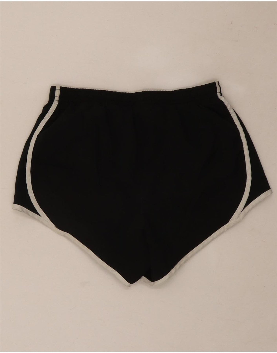 Nike Damen Dri Fit Sport Shorts UK 12 Medium Schwarz Polyester