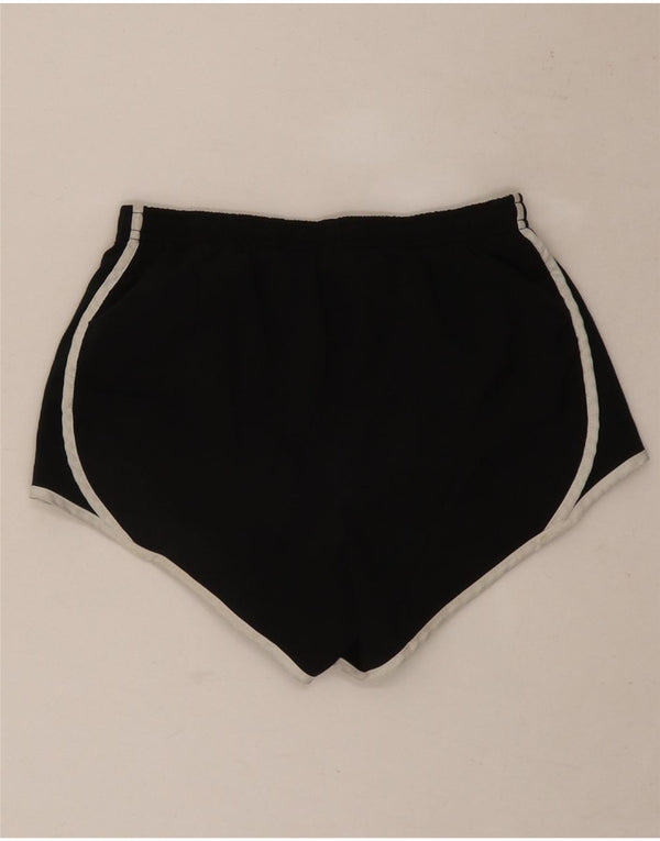 Nike Damen Dri Fit Sport Shorts UK 12 Medium Schwarz Polyester
