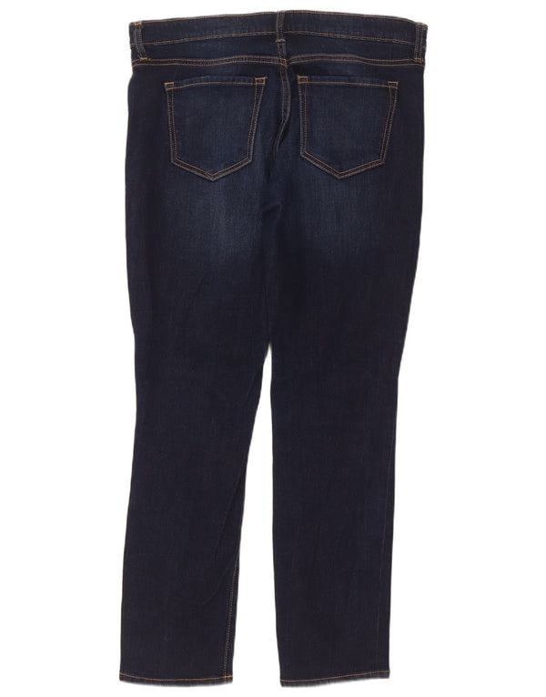 Gap Damen Droite Straight Jeans UK 12 Medium W34 L29 Marineblau Baumwolle