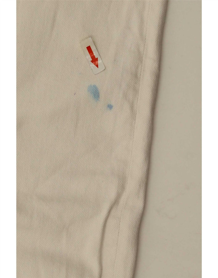Zara Damen Straight Jeans EU 38 Small W28 L26 Weiß