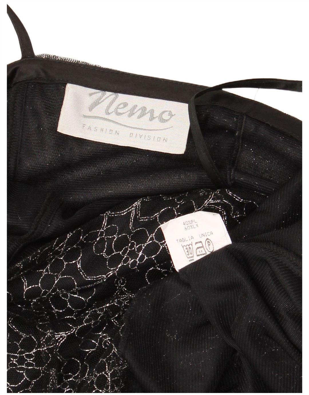 Vintage Damen Tutu Kleid UK 8 Small Schwarz Floral Polyester