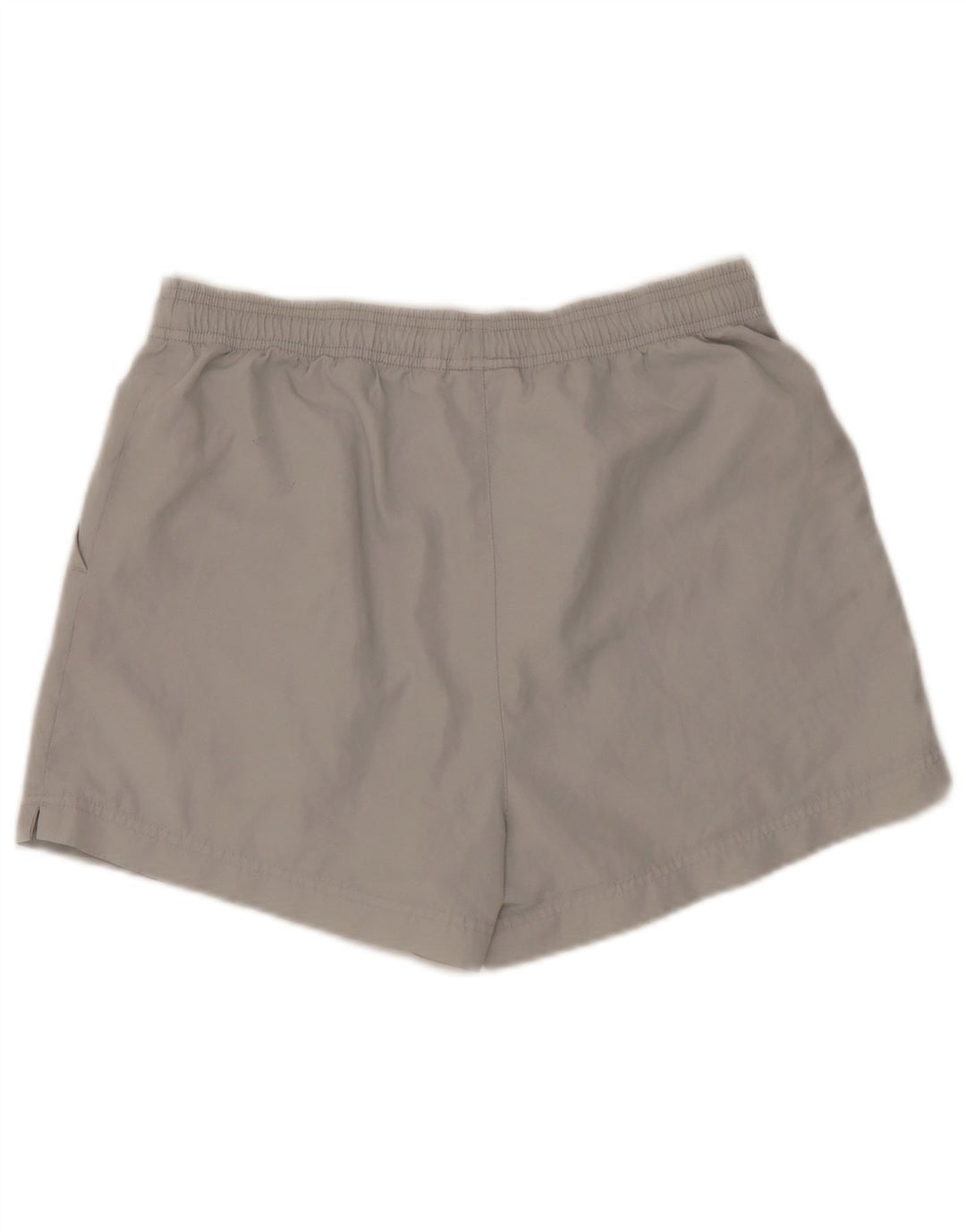 Adidas Damen Sportshorts UK 12 Mittelgraues Polyester