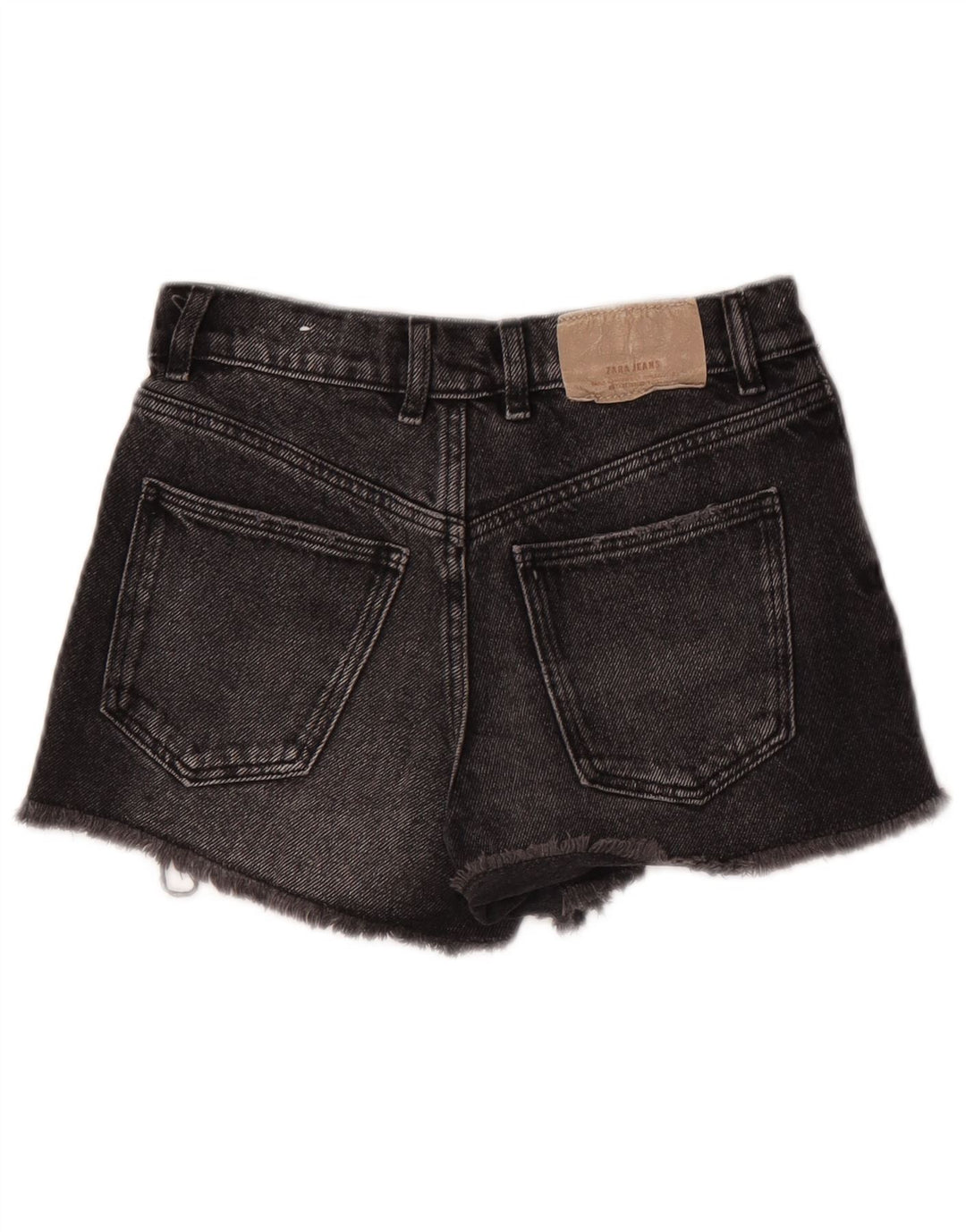 Zara Mädchen Jeansshorts 9-10 Jahre W26 Schwarz