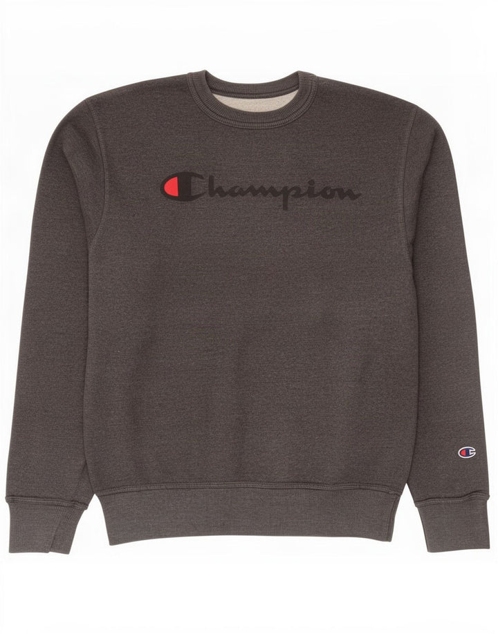 Champion Herren-Sweatshirt mit Grafik, Größe S, Grau, Baumwolle
