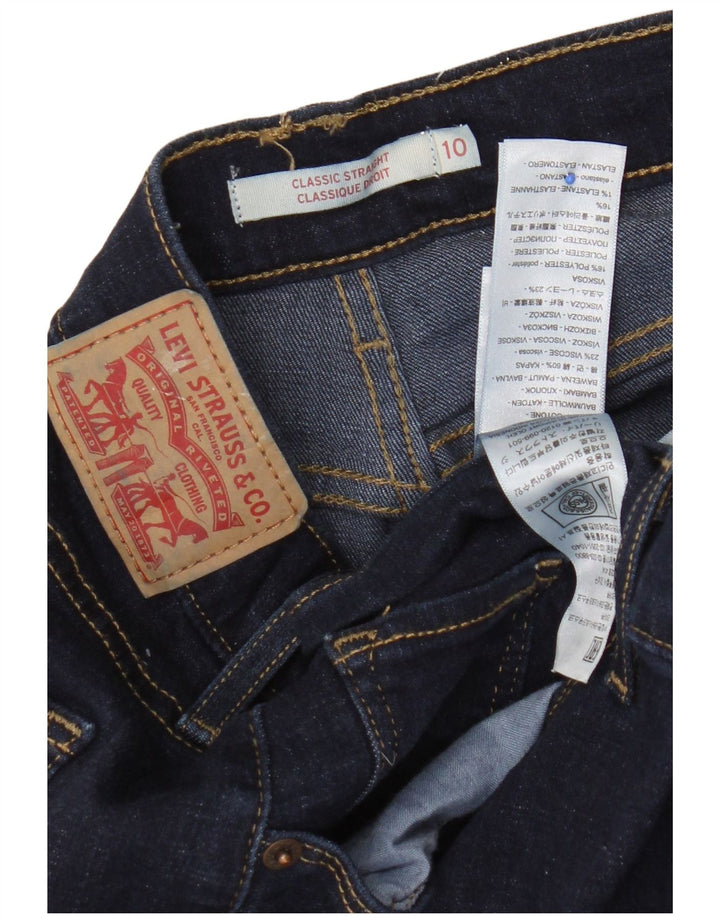 Levi's Damen Classics Straight Jeans US 10 Large W30 L30 Marineblau