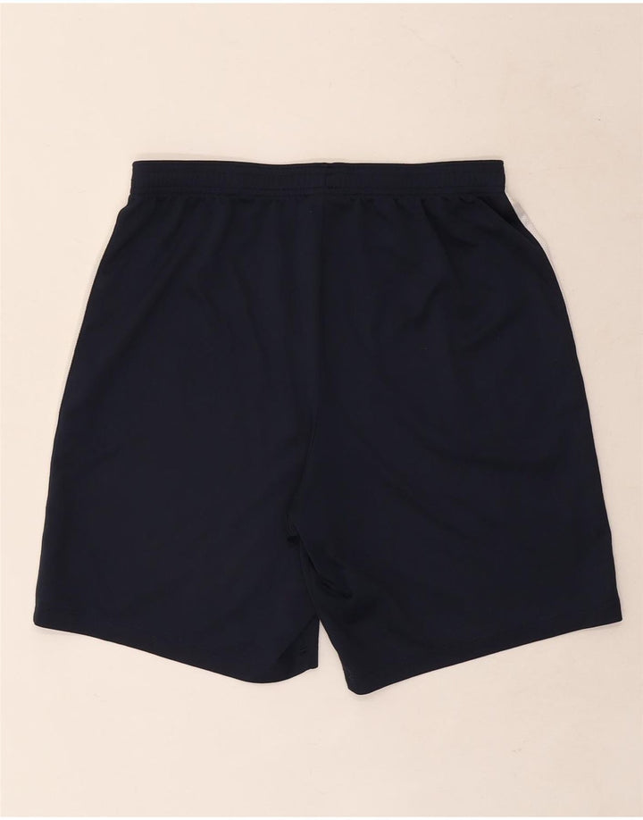 Nike Herren Dri Fit Sportshorts, groß, marineblaues Farbblock-Polyester
