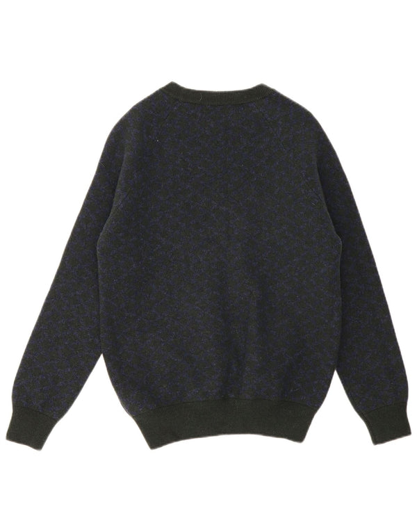 Reiss Damen-Pullover mit U-Boot-Ausschnitt, UK 14, mittelgrün, Argyle/Diamant