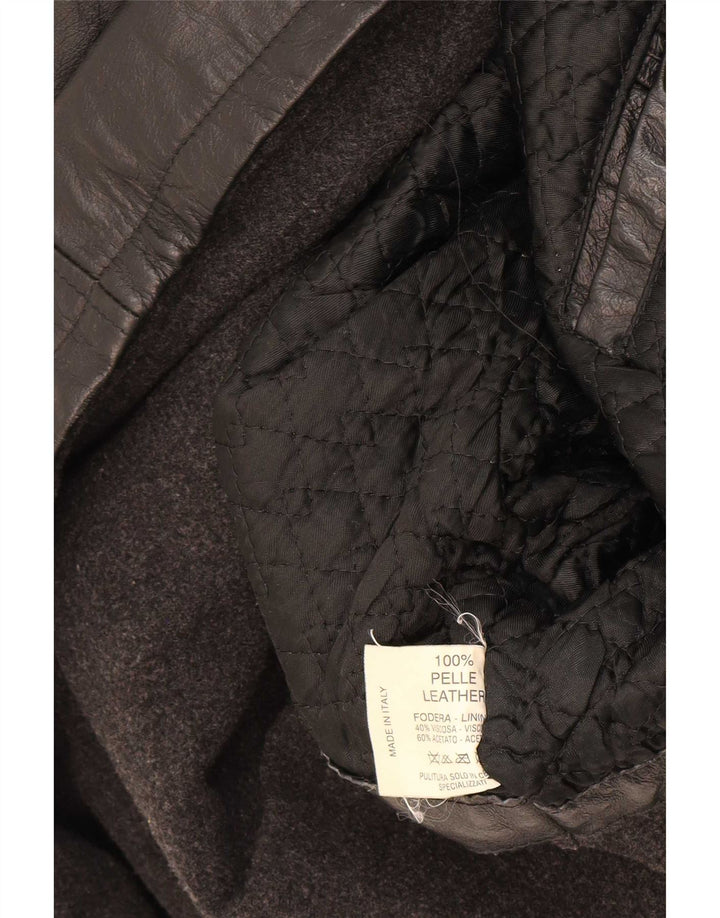 Suprema Herren Lederjacke IT 58 4XL Schwarz