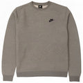 Nike Herren-Sweatshirt-Pullover, klein, grau gefleckte Baumwolle