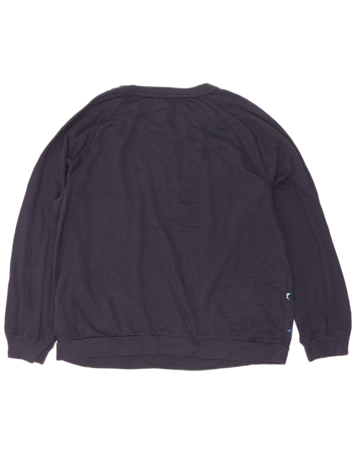 Gap Damen-Sweatshirt mit abstraktem Muster, UK 18, XL, Marineblau, Baumwolle