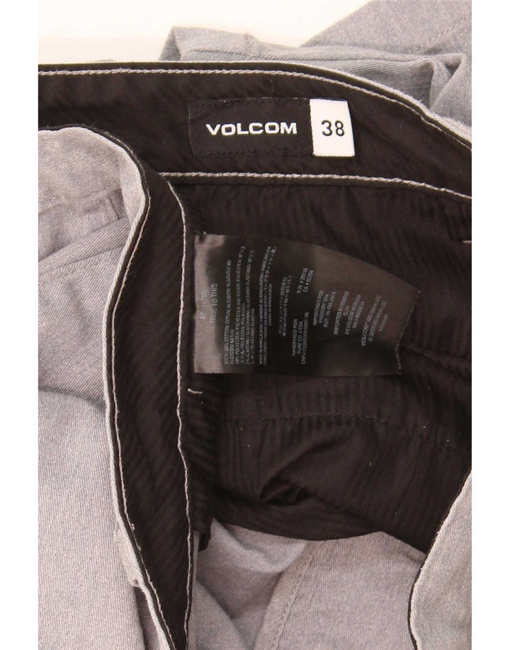 Volcom Herren Chino Shorts W38 XL Grau Baumwolle