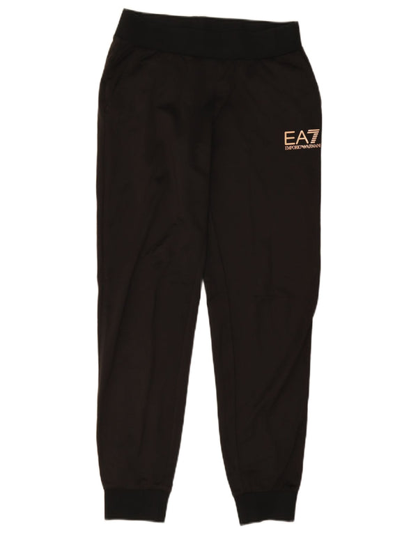 EMPORIO ARMANI Damen Trainingshose Jogger UK 10 Small Schwarz