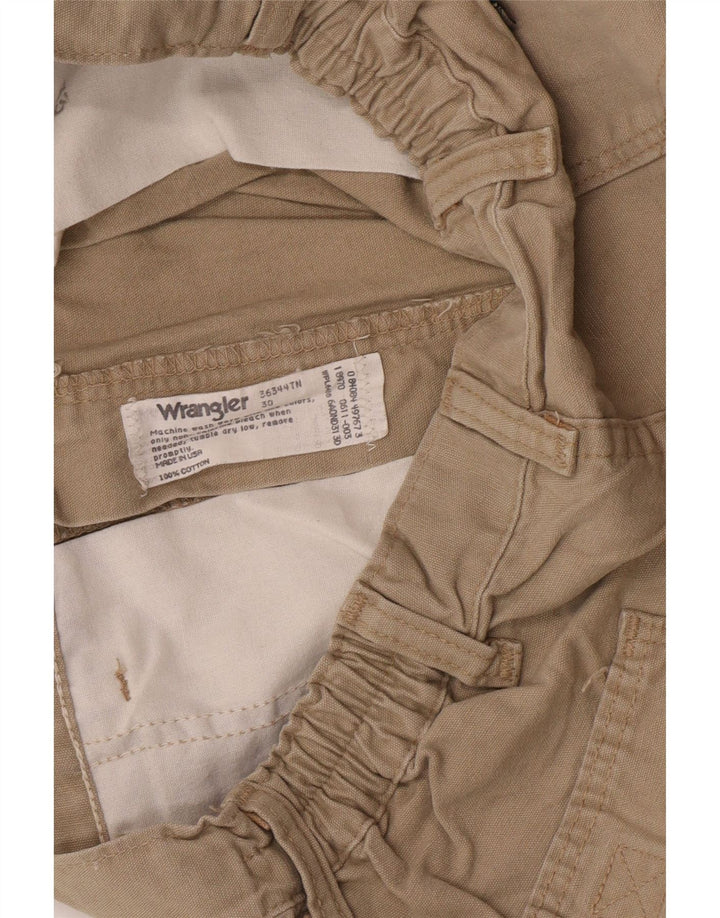 Wrangler Damen Chinoshorts W30 Mittelbeige Baumwolle