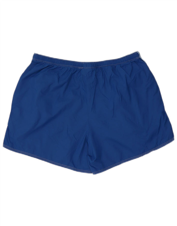 Nike Damen Sportshorts US 8/10 Mittelblaues Nylon