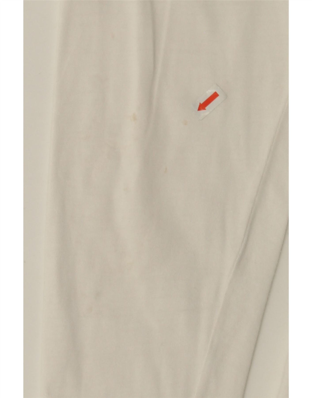 MEDICO Womens Graphic Top Long Sleeve EU 40 Medium Off White Floral Cotton Vintage Medico and Second-Hand Medico from Messina Hembry 
