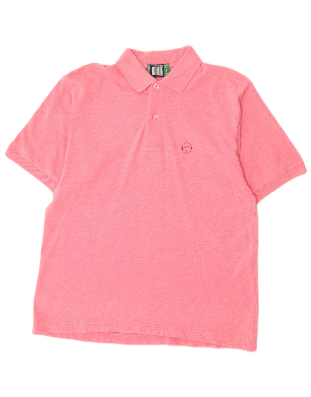 SERGIO TACCHINI Herren-Poloshirt aus mittelrosa Baumwolle