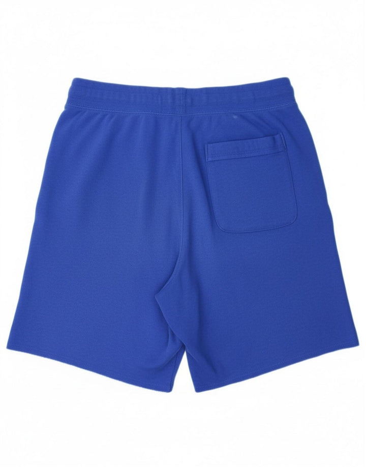 Nike Herren-Sportshorts mit Grafik, mittelblaue Baumwolle