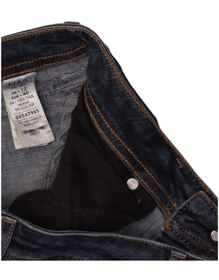 Marks & Spencer Damen Per Una Slim Jeans UK 12 Medium W32 L30 Marineblau