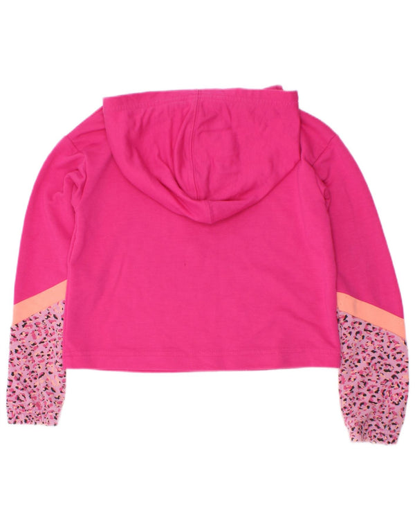 Converse Mädchen-Kapuzenpullover mit Grafik, 3–4 Jahre, rosafarbenes Tiermuster, Polyester