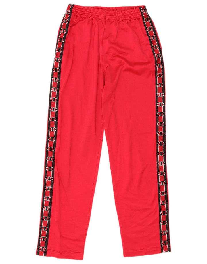 Champion Herren-Trainingshose mit Grafik, Mittelrotes Farbblock-Polyester