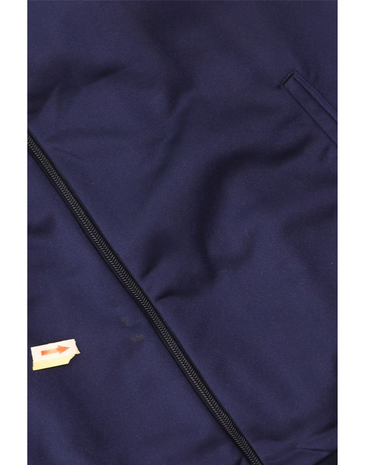 ASICS Herren-Trainingsanzug mit grafischem Oberteil, groß, marineblau, Polyamid