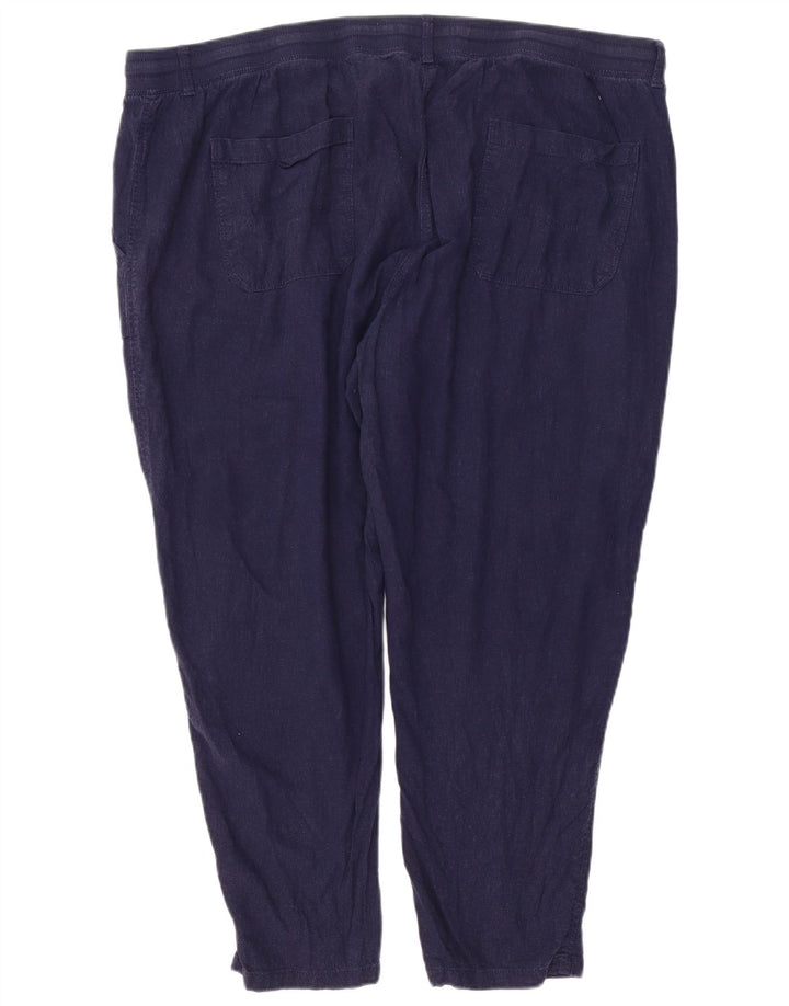 Marks & Spencer Damen Slim Chino-Hose W46 L26 Marineblau