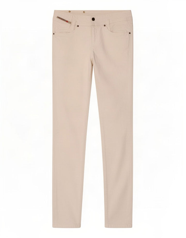 Diesel Damen Slim Jeans W28 L33 Weiße Baumwolle