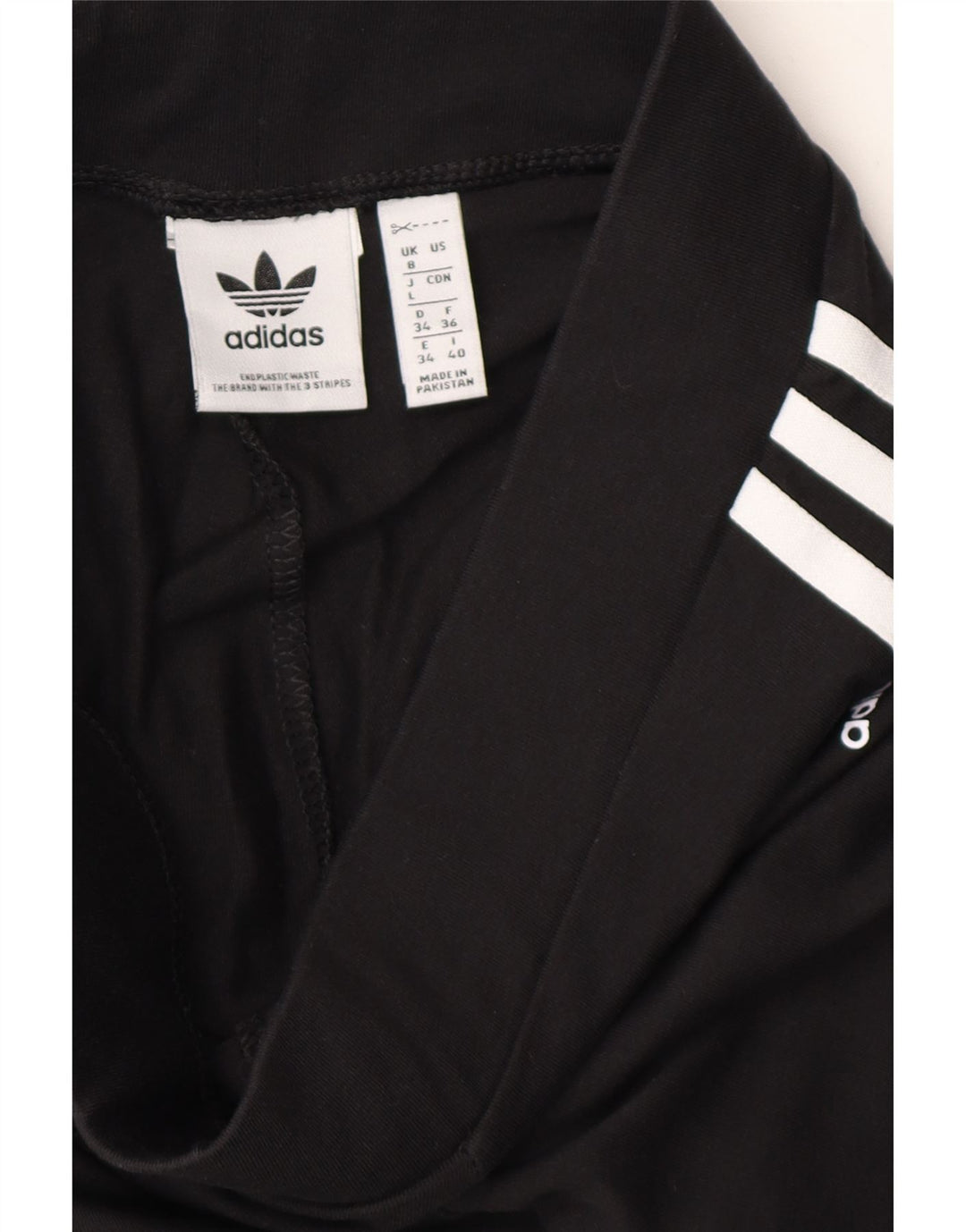 ADIDAS Womens Leggings UK 8 Small  Black Vintage Adidas and Second-Hand Adidas from Messina Hembry 