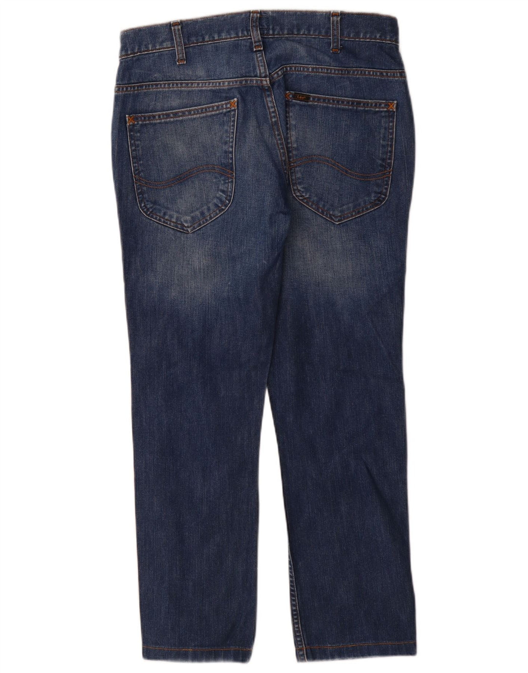 Lee Herren Knox Straight Jeans W33 L28 Blaue Baumwolle