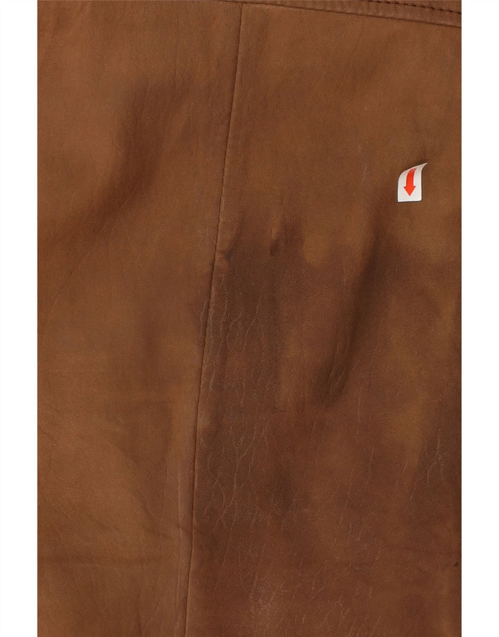 Conbipel Herren Lederjacke IT 52 Großes braunes Leder